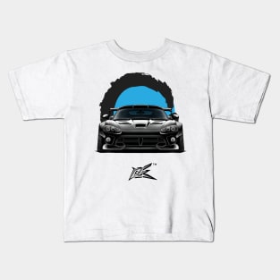 dodge viper 2008 srt10 lowered black Kids T-Shirt